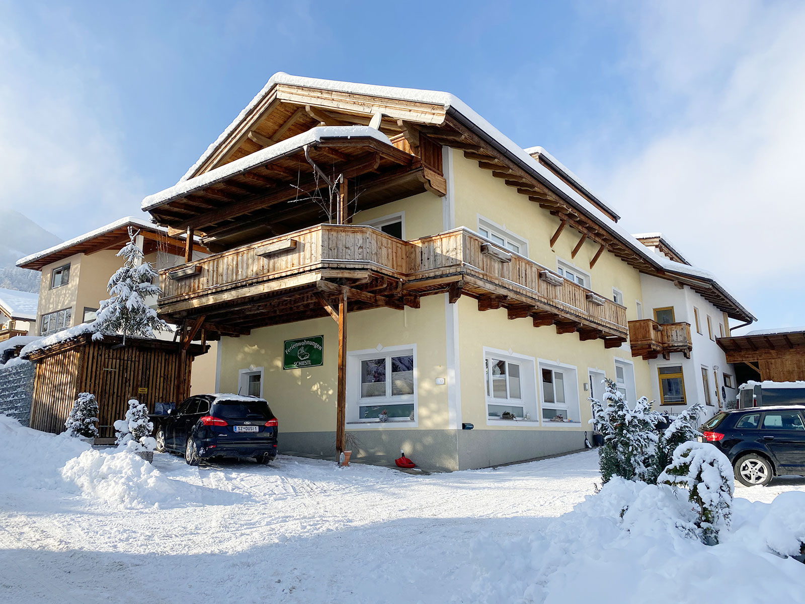 Fewo Alpenidylle Kaltenbach Aussen Winter 2